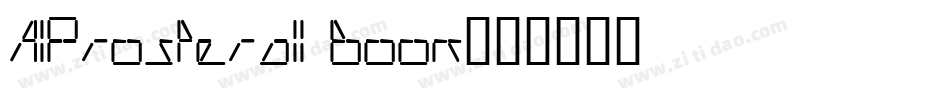 AIProsperaII Book字体转换
